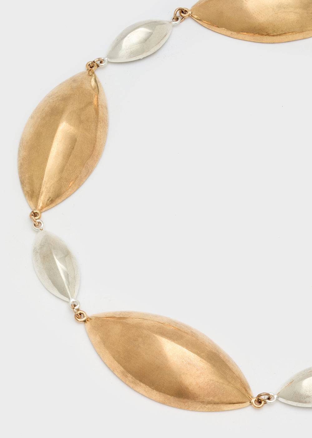 Nalí DUNE NECKLACE GOLD+SILVER Affare Del Giorno