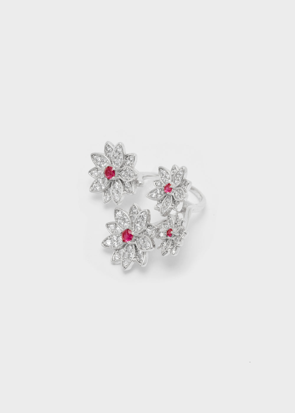Nalí BOUQUET SILVER RING W/ STONES Outlet