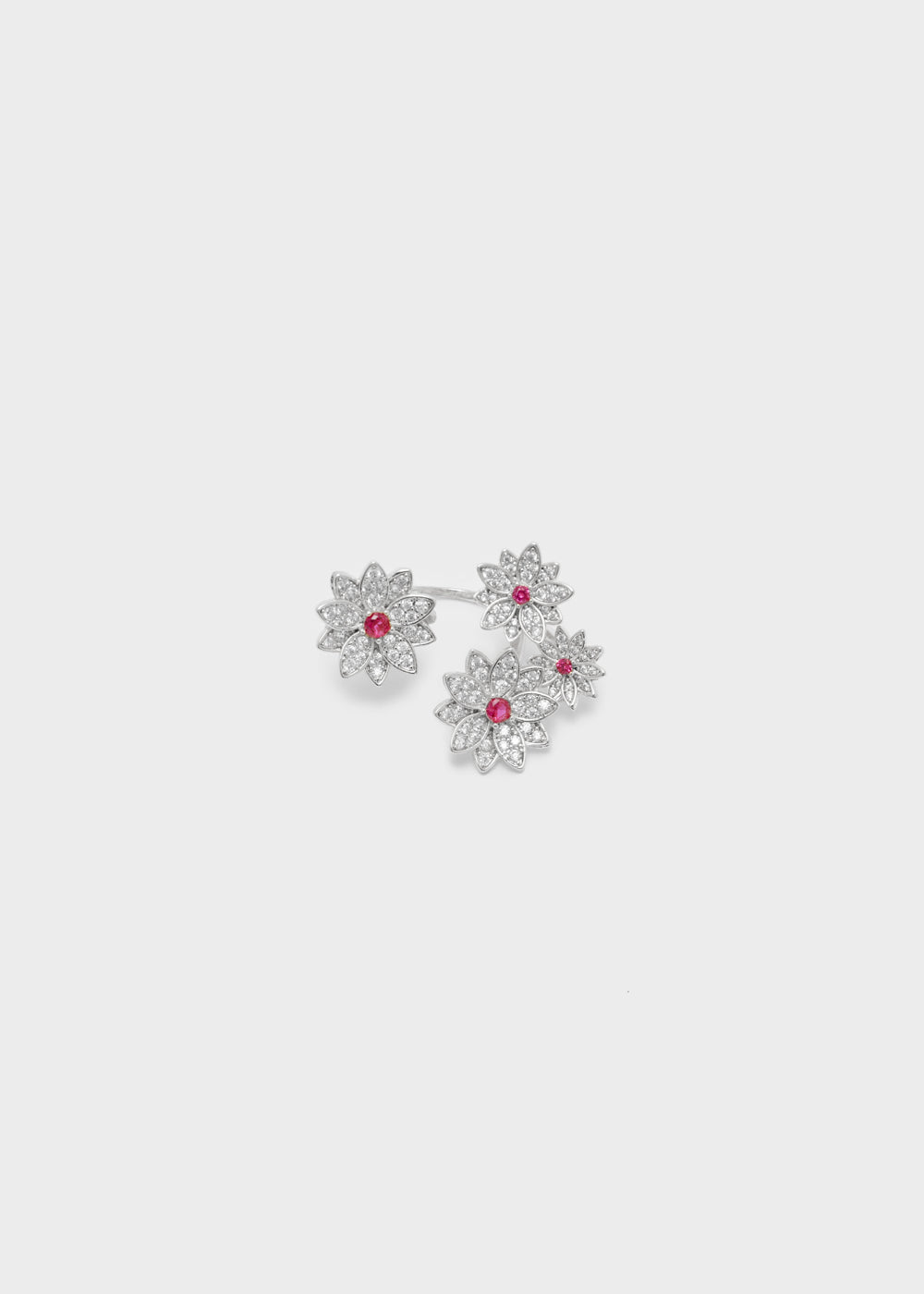 Nalí BOUQUET SILVER RING W/ STONES Outlet
