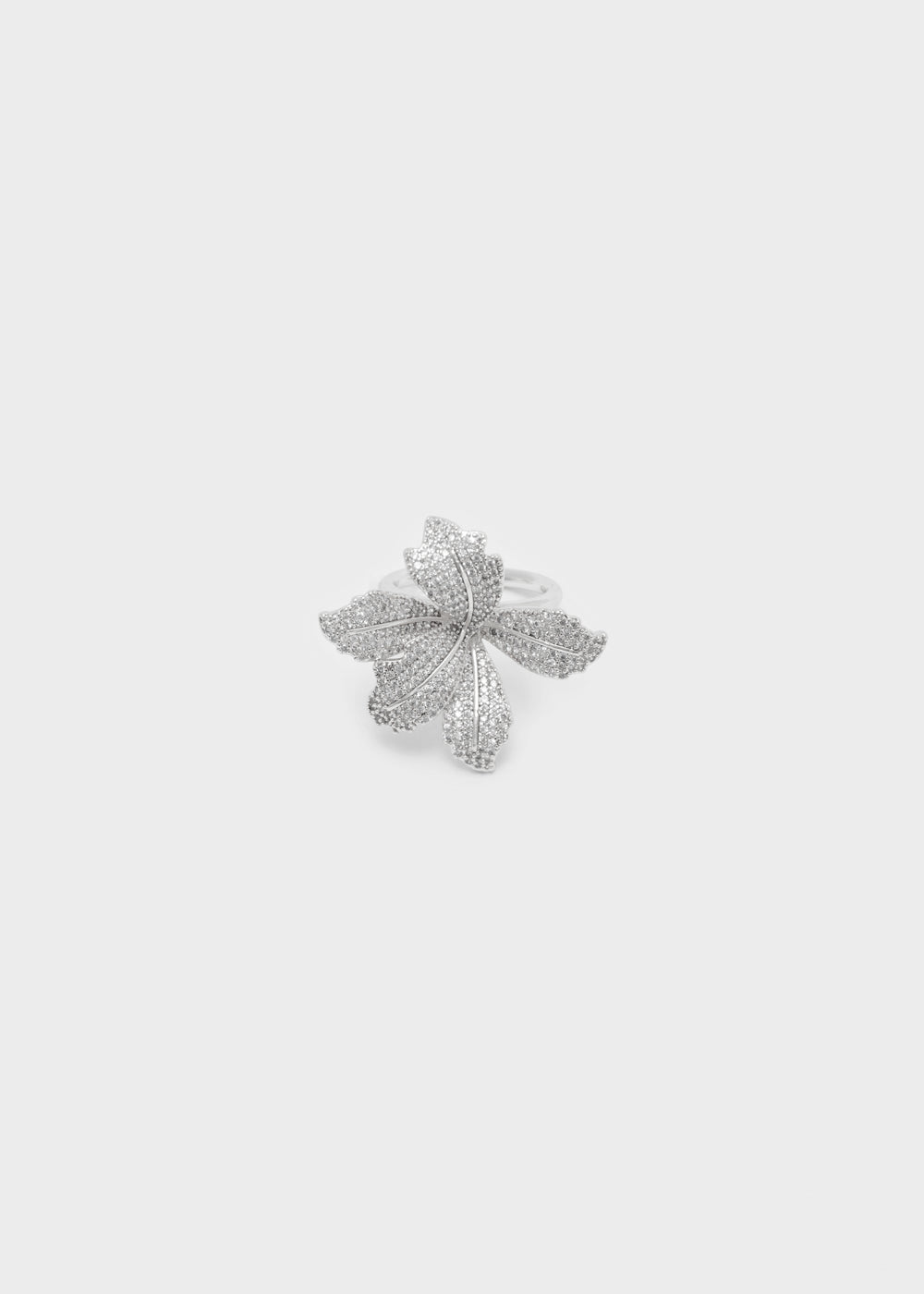 Nalí MISS GOLD RING W/ FLOWER+STONES Saldi