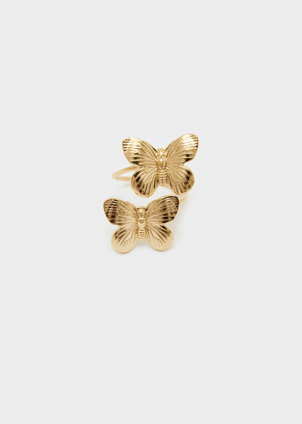Nalí TWO BUTTERFLIES RING S.STEEL GOLD Offerte