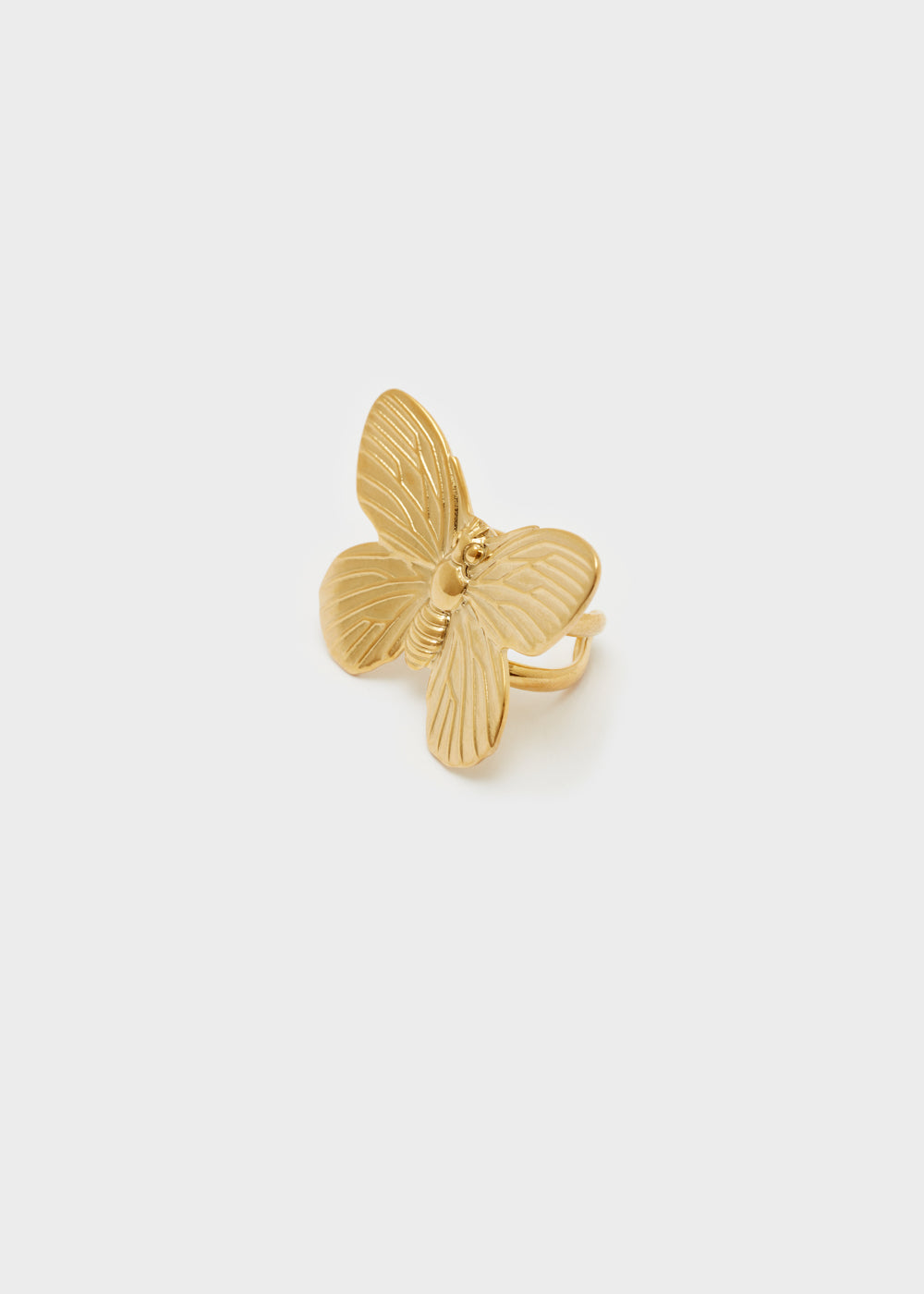Nalí BUTTERFLY GOLD RING S.STEEL Hotsell