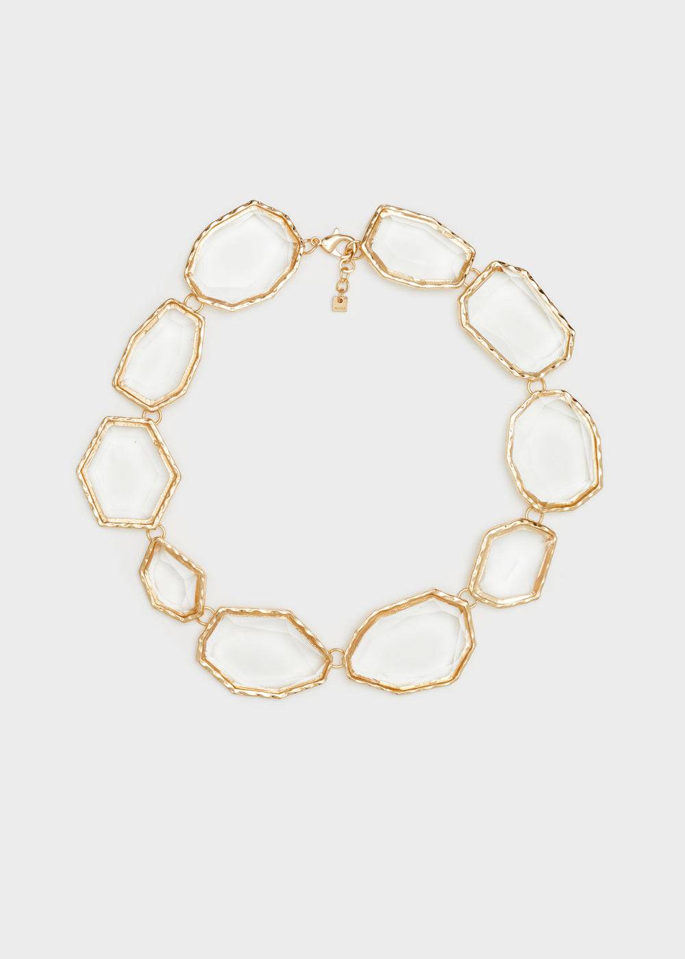 Nalí NECKLACE WITH CLEAR STONES Vendite Flash
