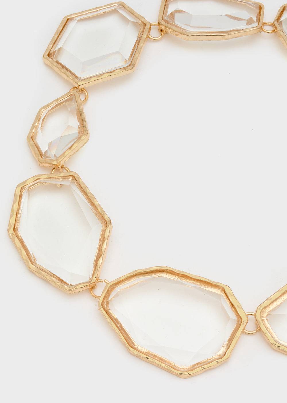 Nalí NECKLACE WITH CLEAR STONES Vendite Flash