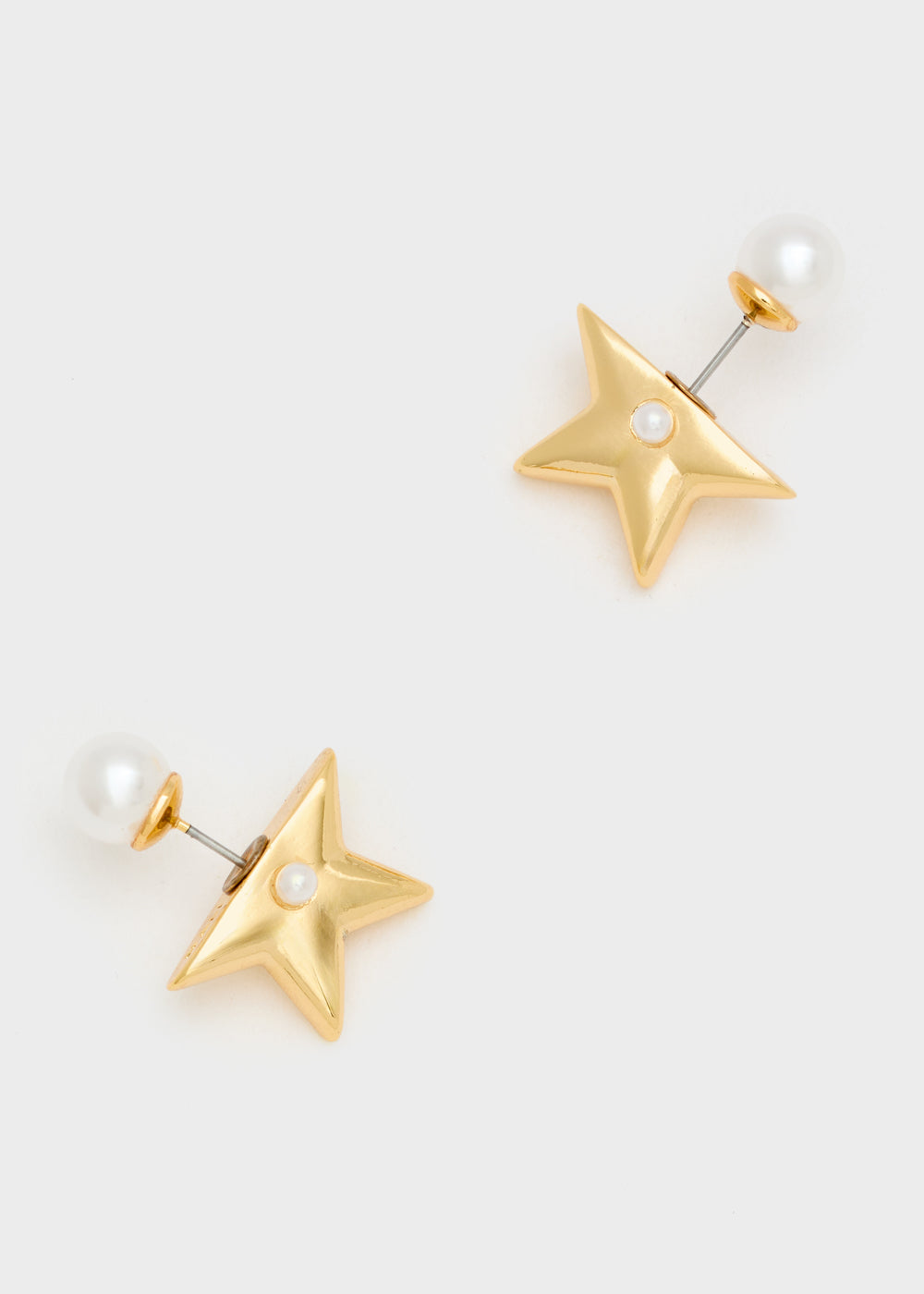 Nalí STAR GOLD EARRINGS W/ WHITE PEARL Nuova