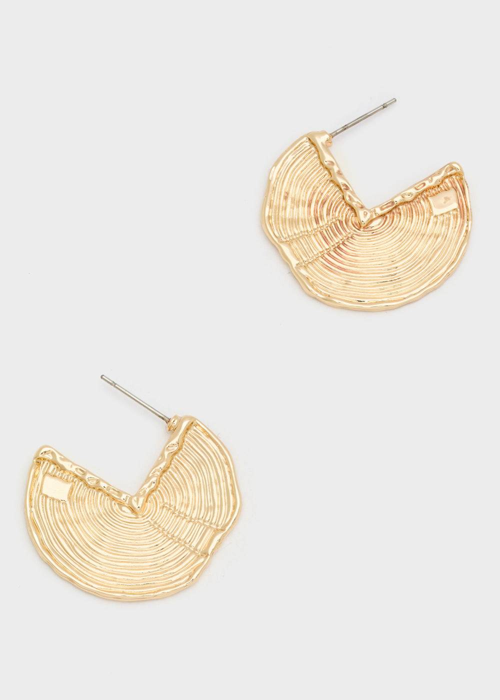 Nalí HALF CIRCLE EARRINGS IN GOLD Shopping online