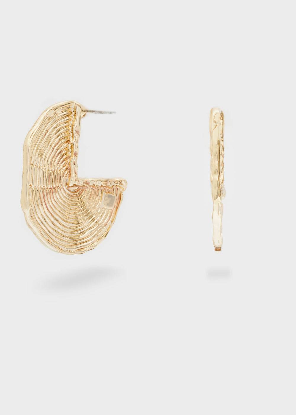 Nalí HALF CIRCLE EARRINGS IN GOLD Shopping online