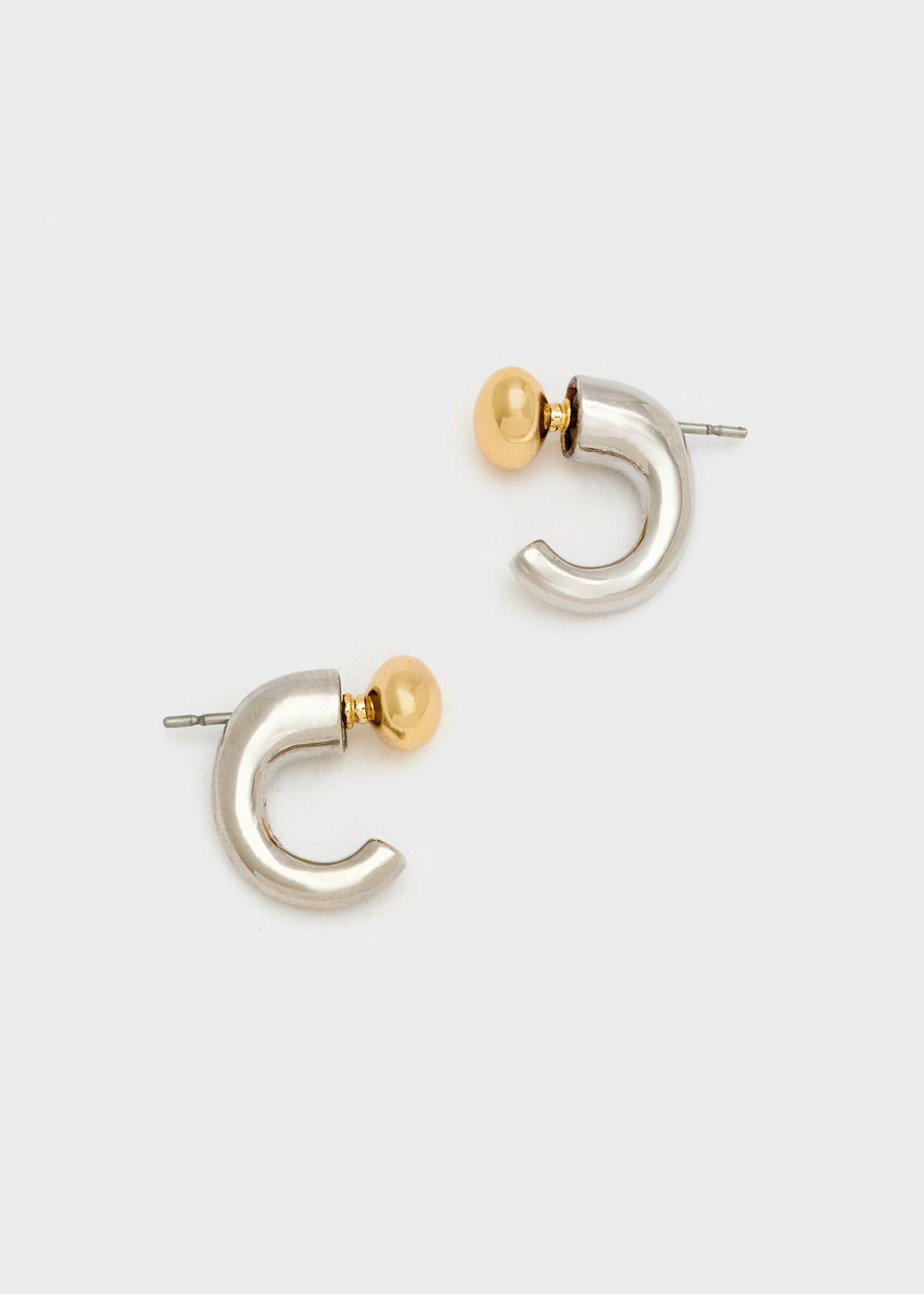 Nalí 2 PIECES LOBE EARRINGS GOLD/SILVER Offerta per la Festa della Mamma