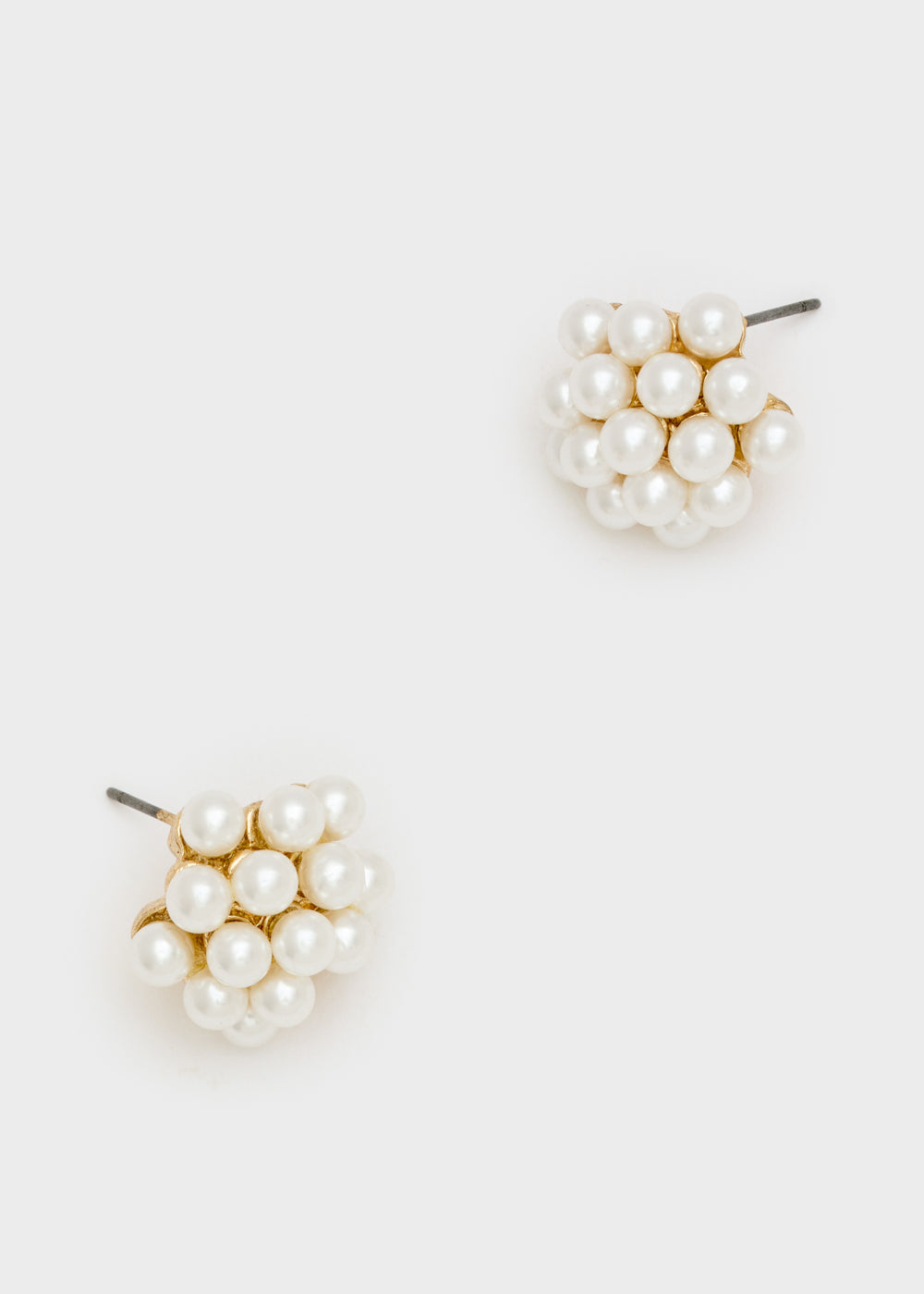 Nalí LOBE EARRINGS WITH WHITE PEARLS Bestseller