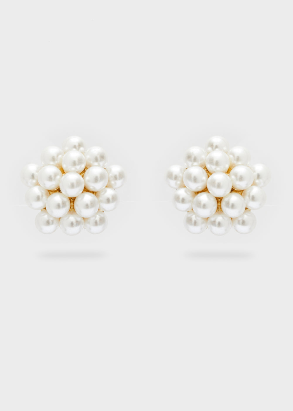 Nalí LOBE EARRINGS WITH WHITE PEARLS Bestseller