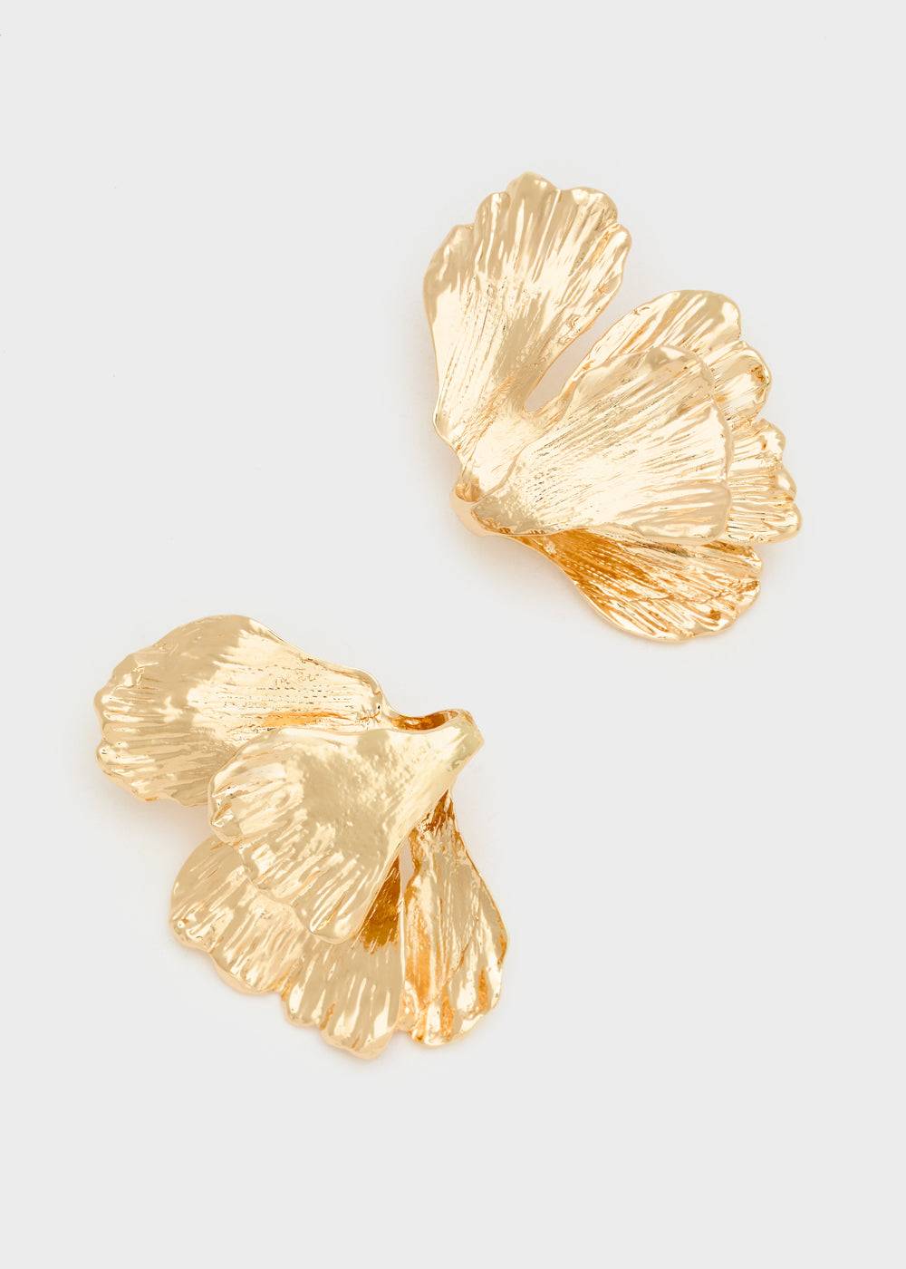 Nalí OVERSIZE LOBE EARRINGS IN GOLD Liquidazione