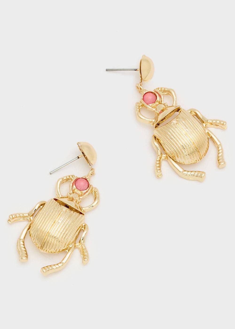 Nalí SCARAB GOLD EARRINGS Comprane uno, ottenene uno gratis