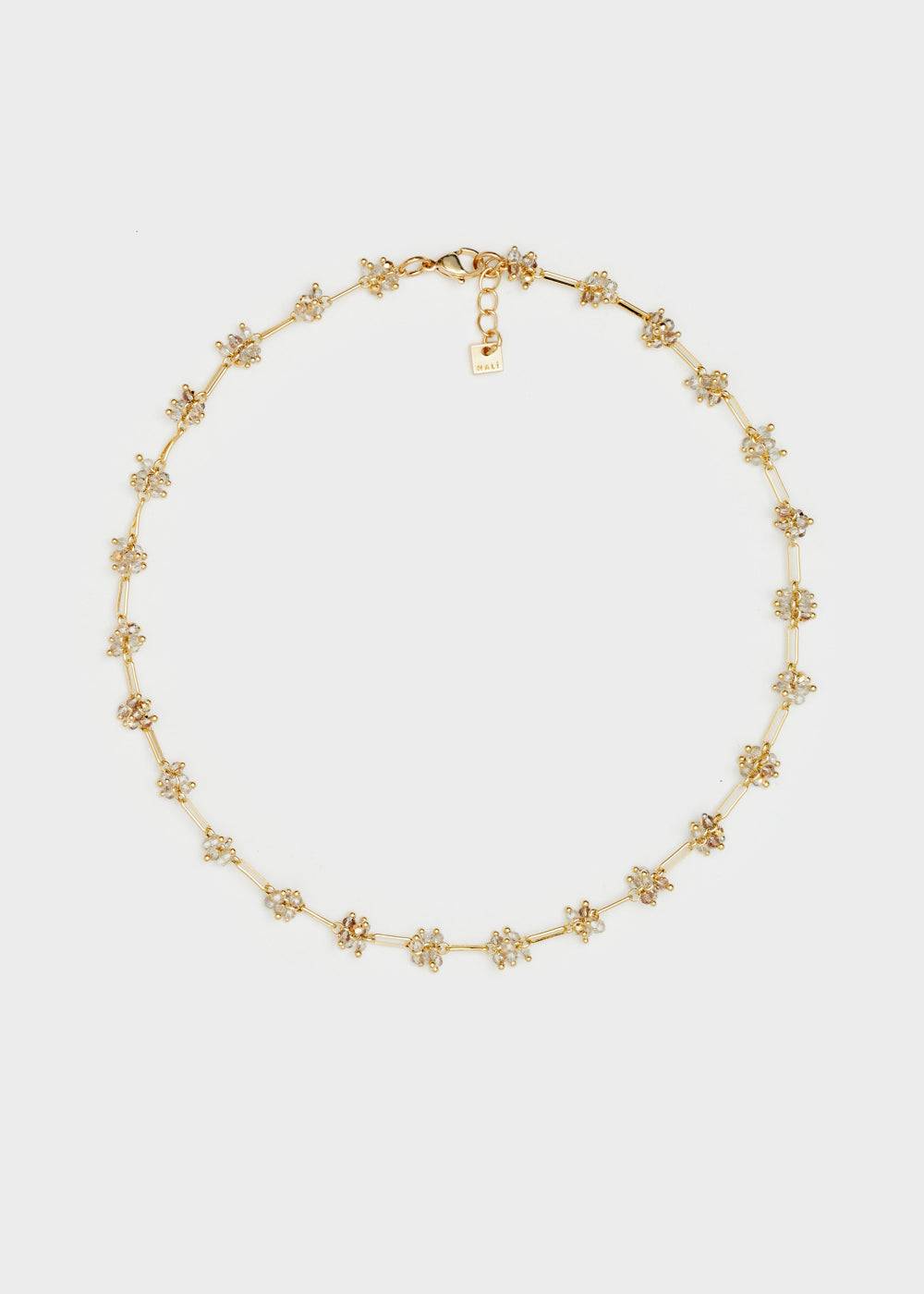 Nalí NECKLACE WITH CLEAR STONES Fino al 60% di sconto