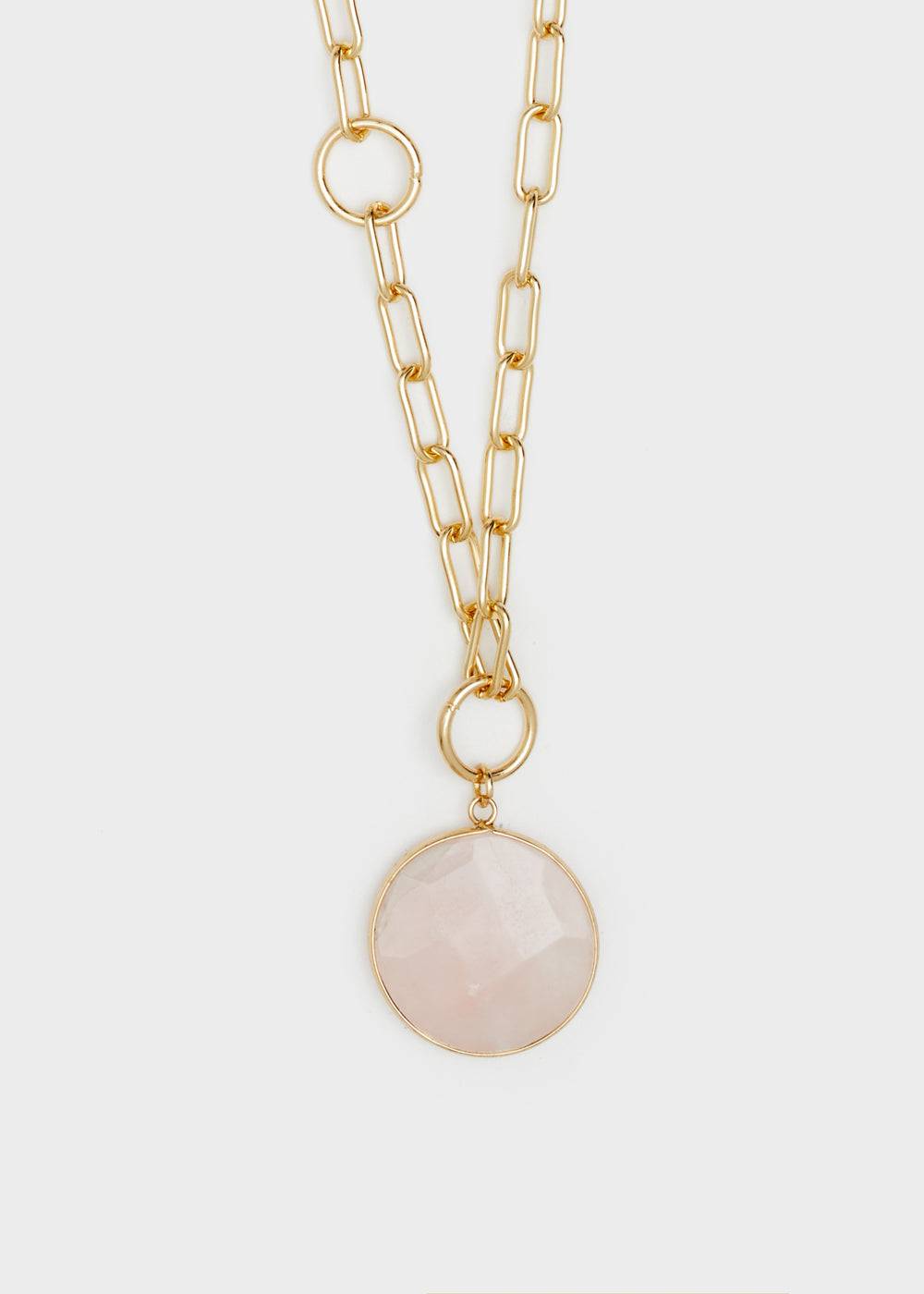 Nalí CHAIN NECKLACE W/ NATURAL STONE PENDANT Fino al 65% di sconto