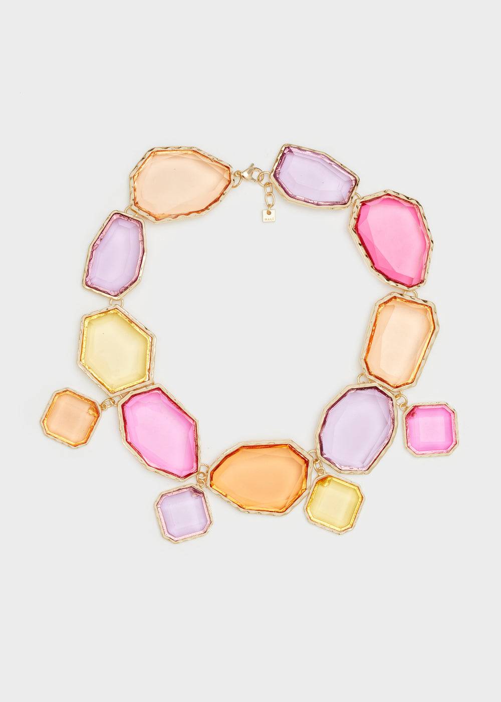 Nalí NECKLACE WITH MULTICOLOR PENDANTS Esporta salva