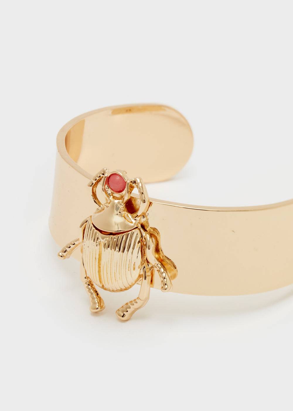 Nalí BEETLE BANGLE BRACELET IN GOLD 2025
