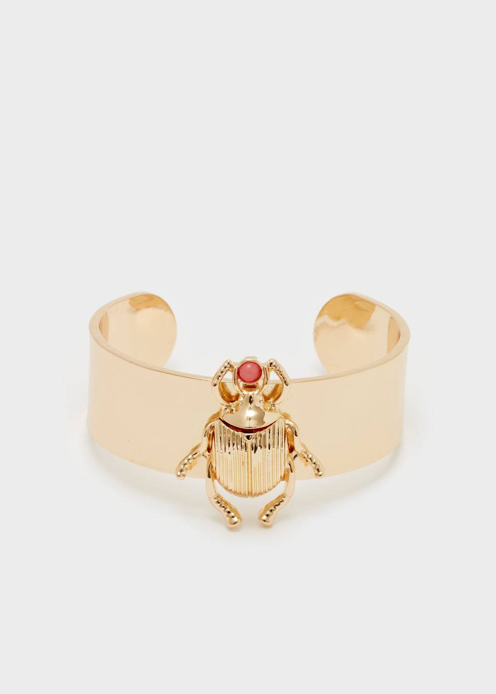 Nalí BEETLE BANGLE BRACELET IN GOLD 2025