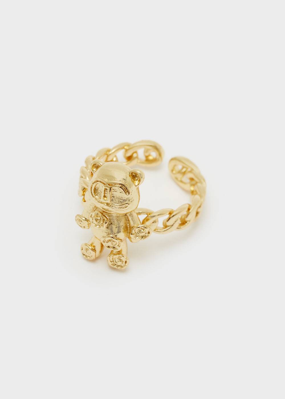 Nalí TEDDY ADJUSTABLE GOLD RING In Linea