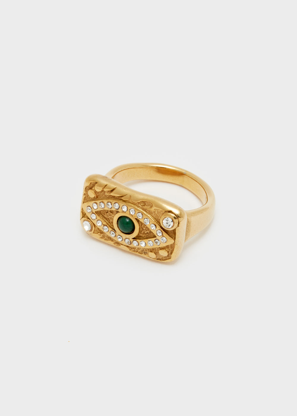 Nalí S.STEEL GOLD RING WITH EYE Promozione