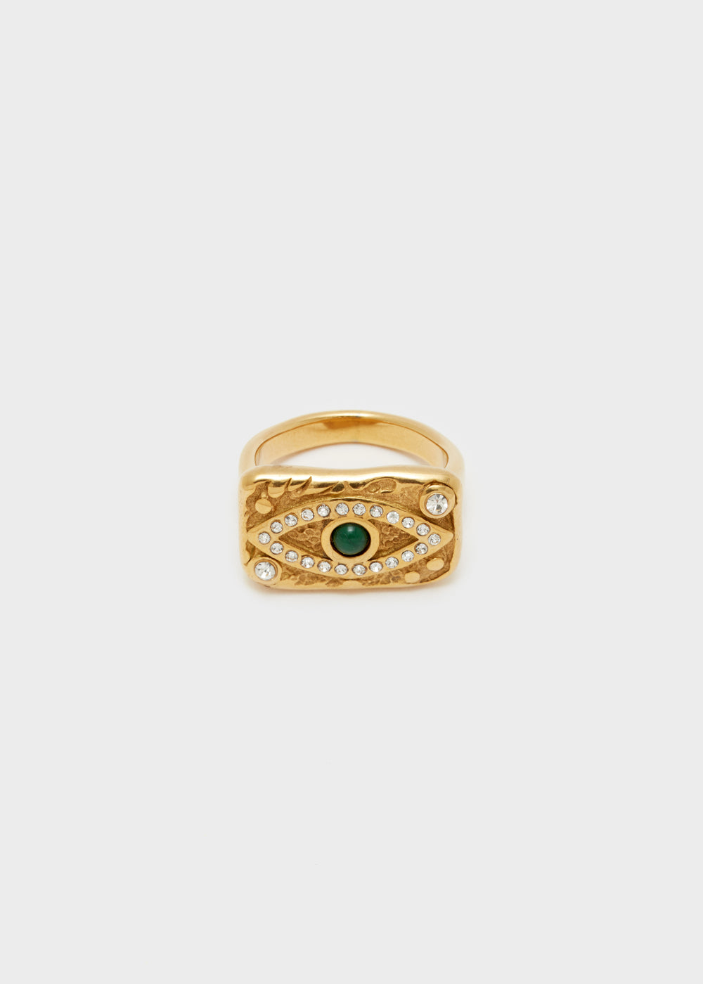 Nalí S.STEEL GOLD RING WITH EYE Promozione