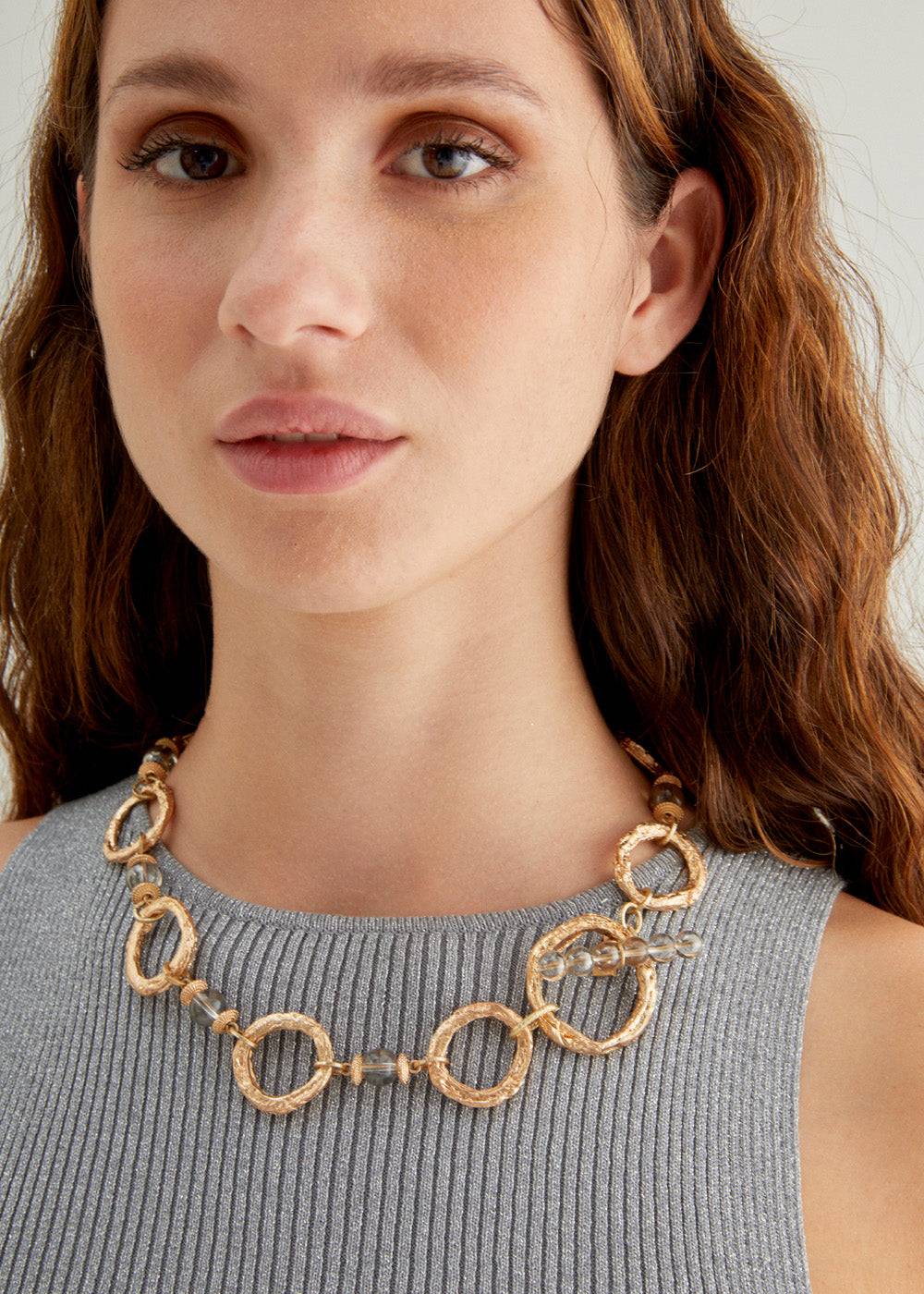 Nalí GOLD RING NECKLACE Economico