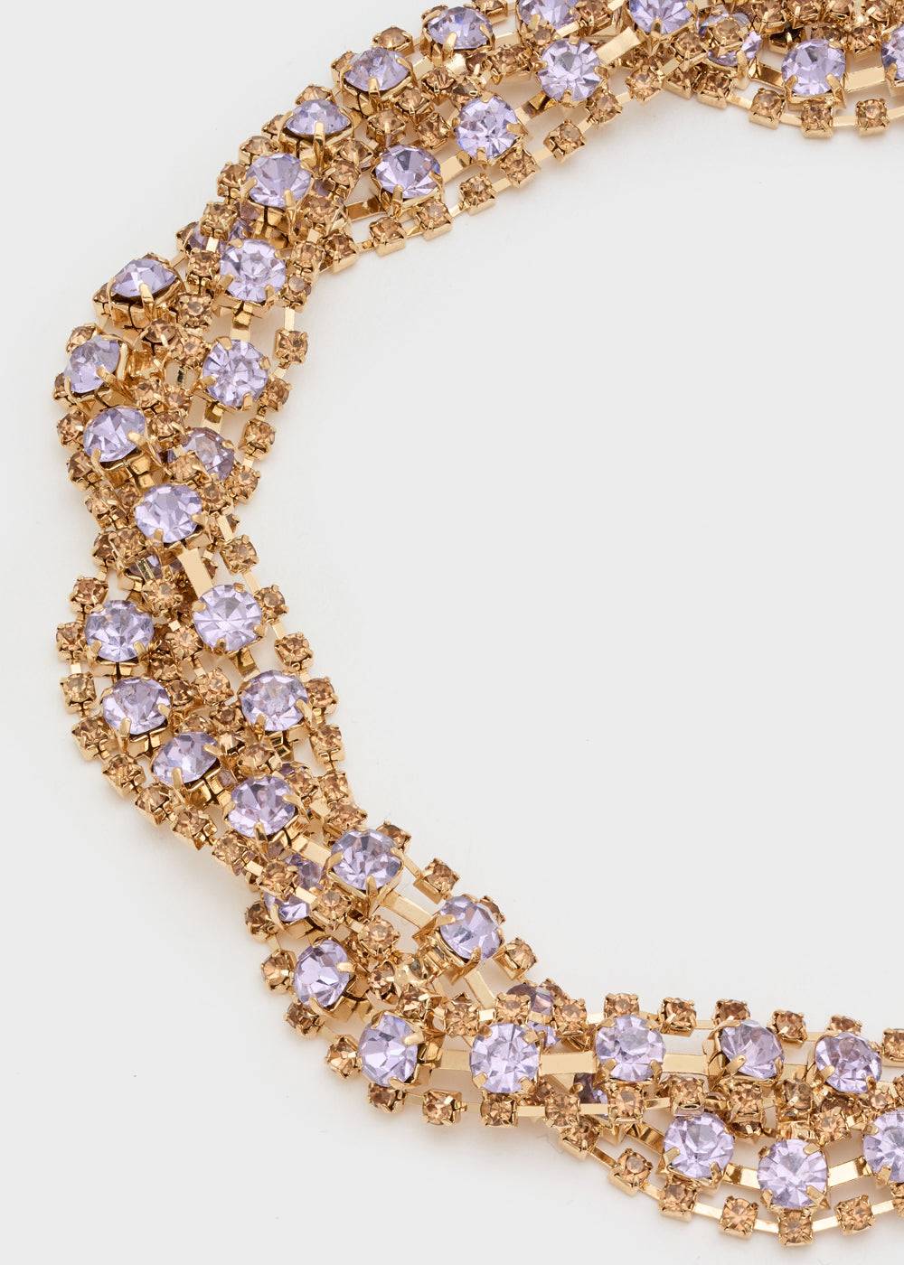 Nalí LIZA BRAIDED NECKLACE W/ STONES + COLORS Outlet