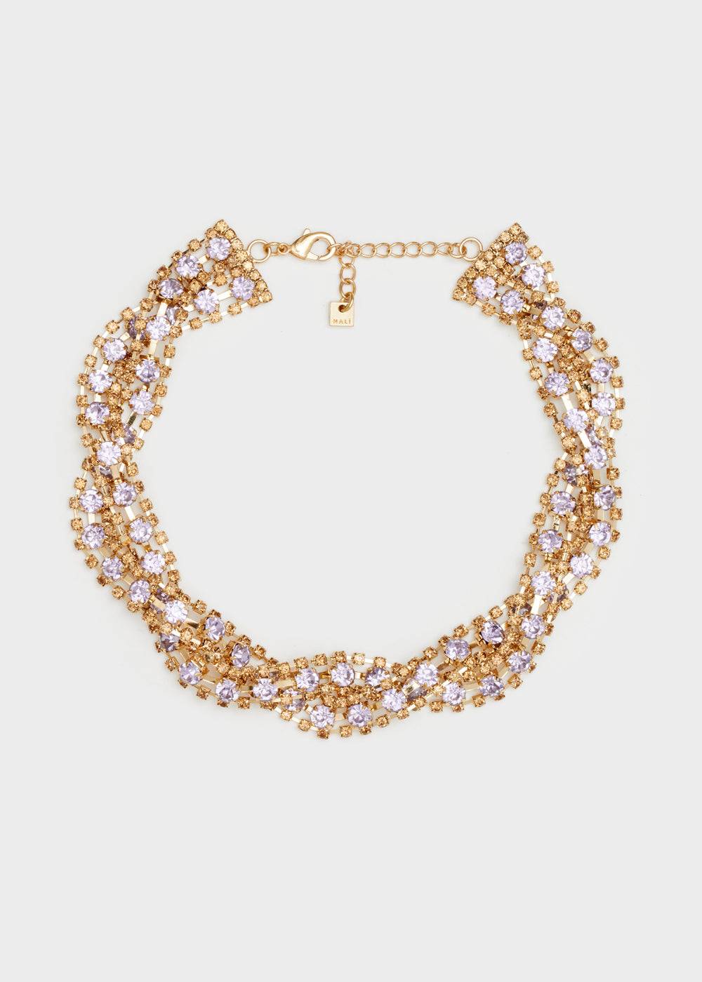 Nalí LIZA BRAIDED NECKLACE W/ STONES + COLORS Outlet