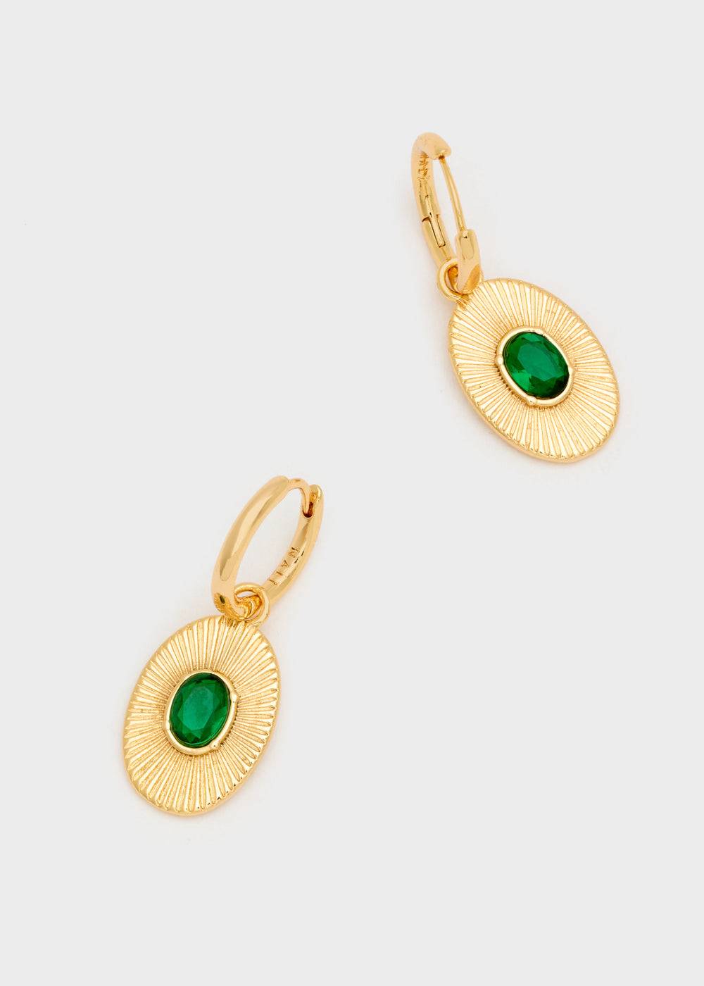 Nalí ZOLA OVAL EARRINGS W/STONE + COLORS Offerte