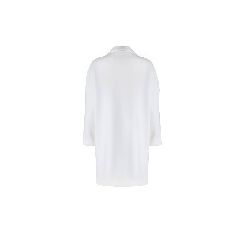 Nineminutes U&O – CABAN IN FELPA WHITE Vendita Calda