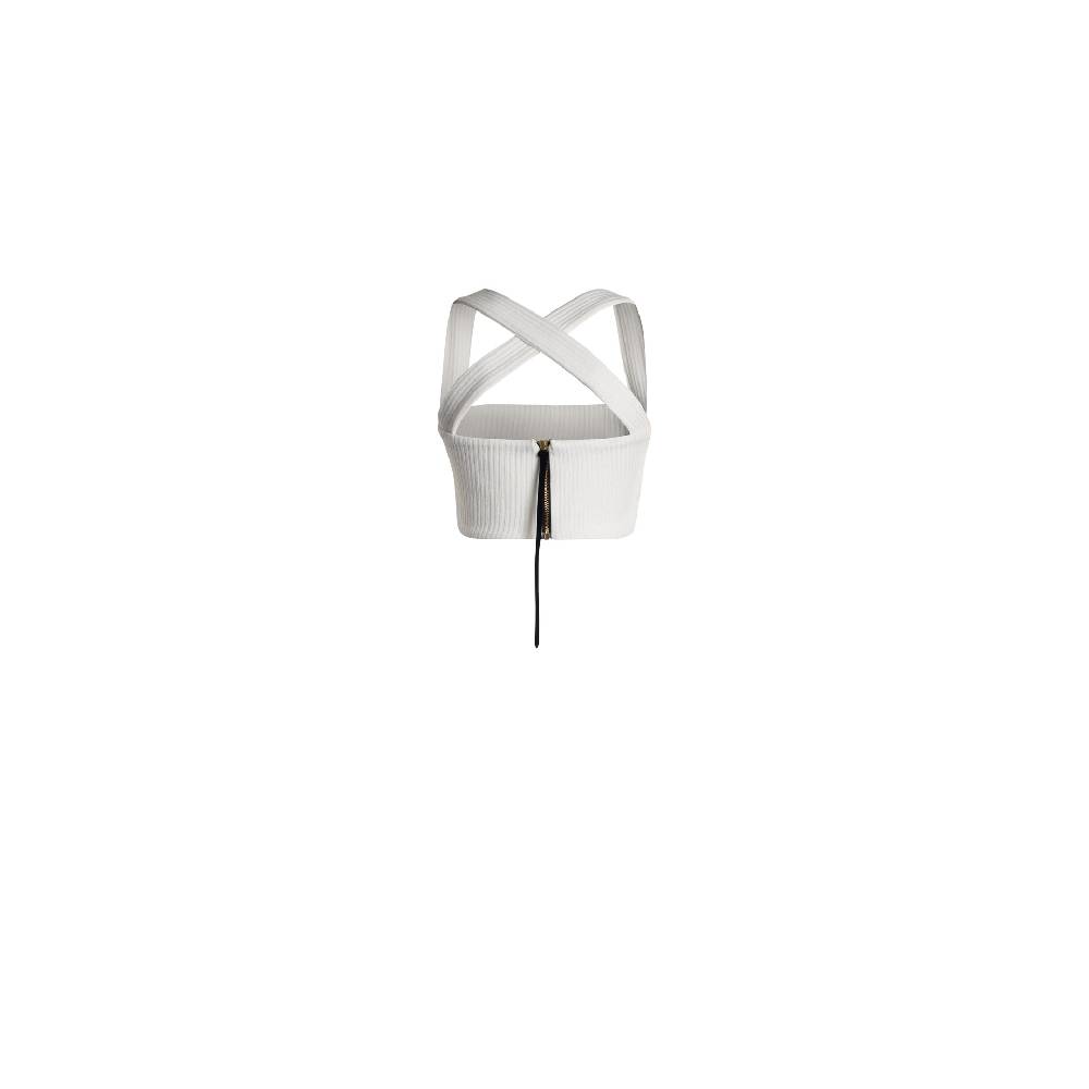 Nineminutes U&O – THE NIKI TOP VISCOSA WHITE Presa