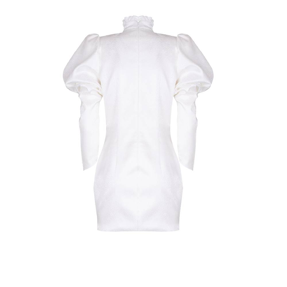 Nineminutes FW20.21 – THE LADY JANE DRESS WHITE Moda