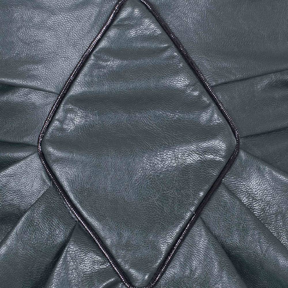 Nineminutes FW20.21 – THE RHO SKIRT LEATHER GREEN Italia