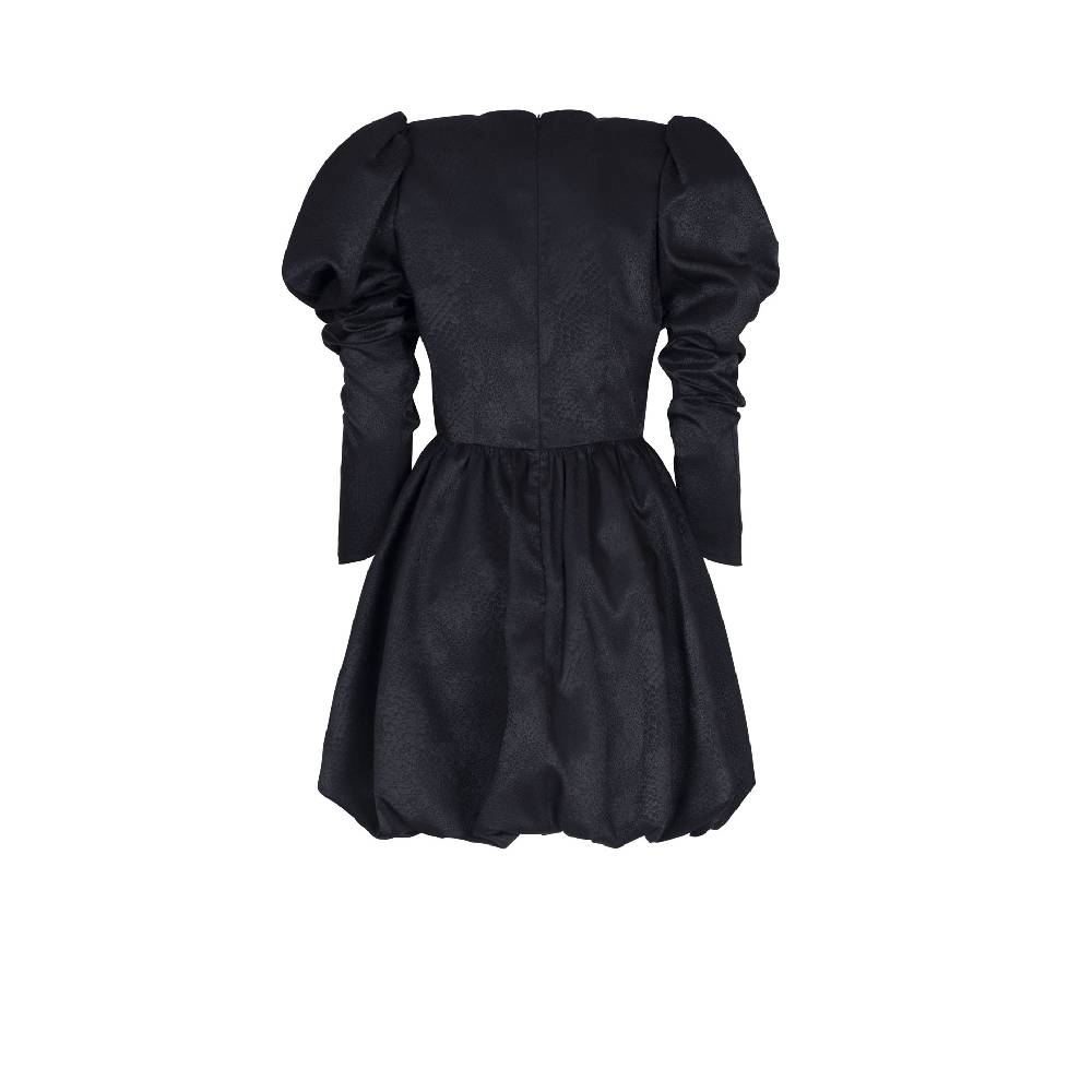 Nineminutes FW20.21 – THE VALENTINE DRESS BLACK In Linea