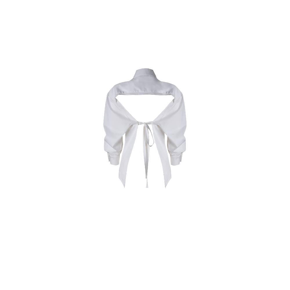 Nineminutes REVERSIBLE – THE CUTBACK COTTON WHITE Fino Al -60%