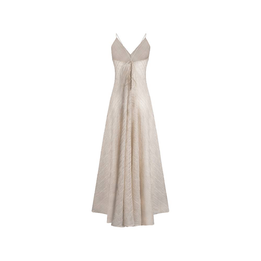 Nineminutes REVERSIBLE – THE EIVISSA GOLD LINEN Affare Del Giorno