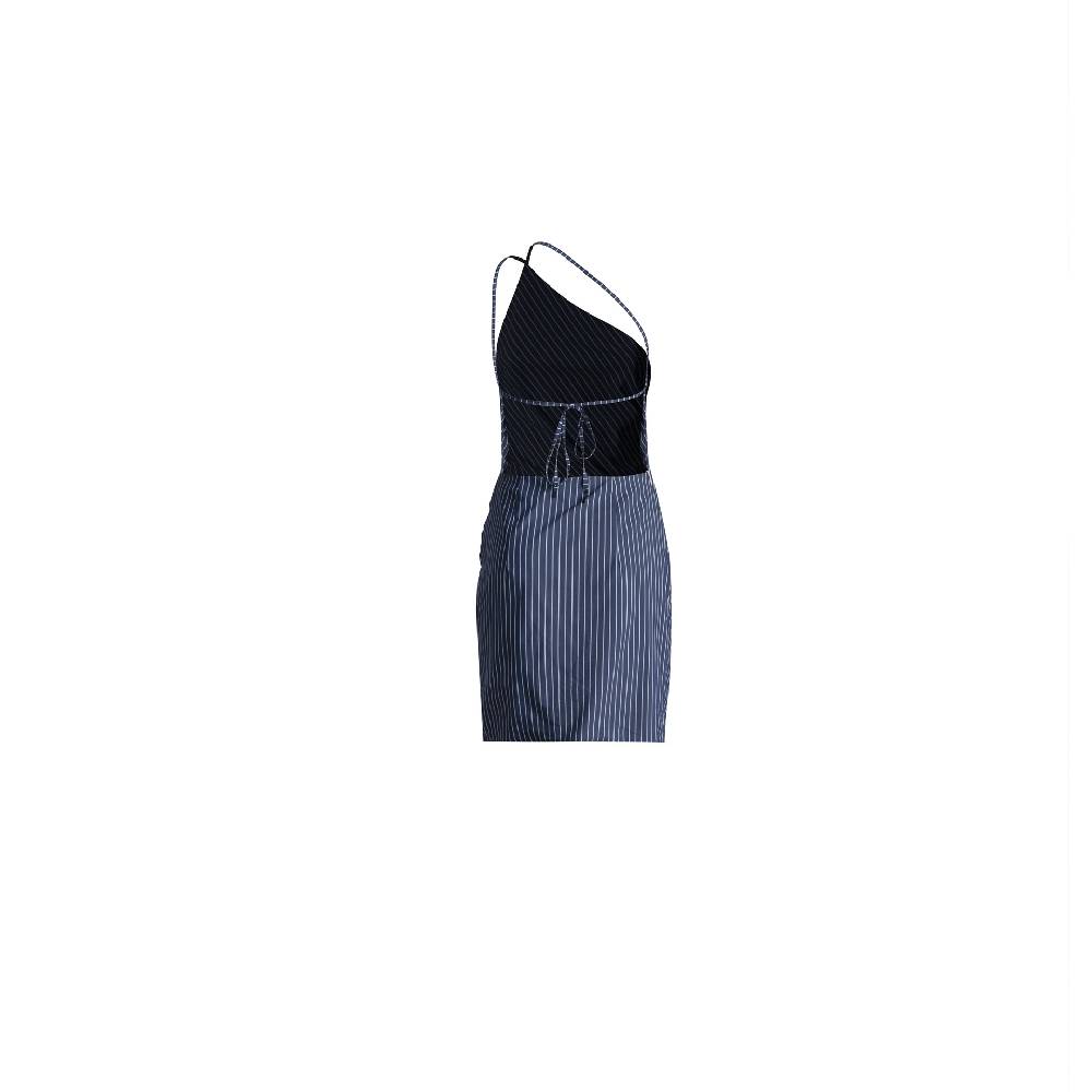Nineminutes REVERSIBLE – THE TOMI COTTON STRIPE BLUE Prezzo Ridotto