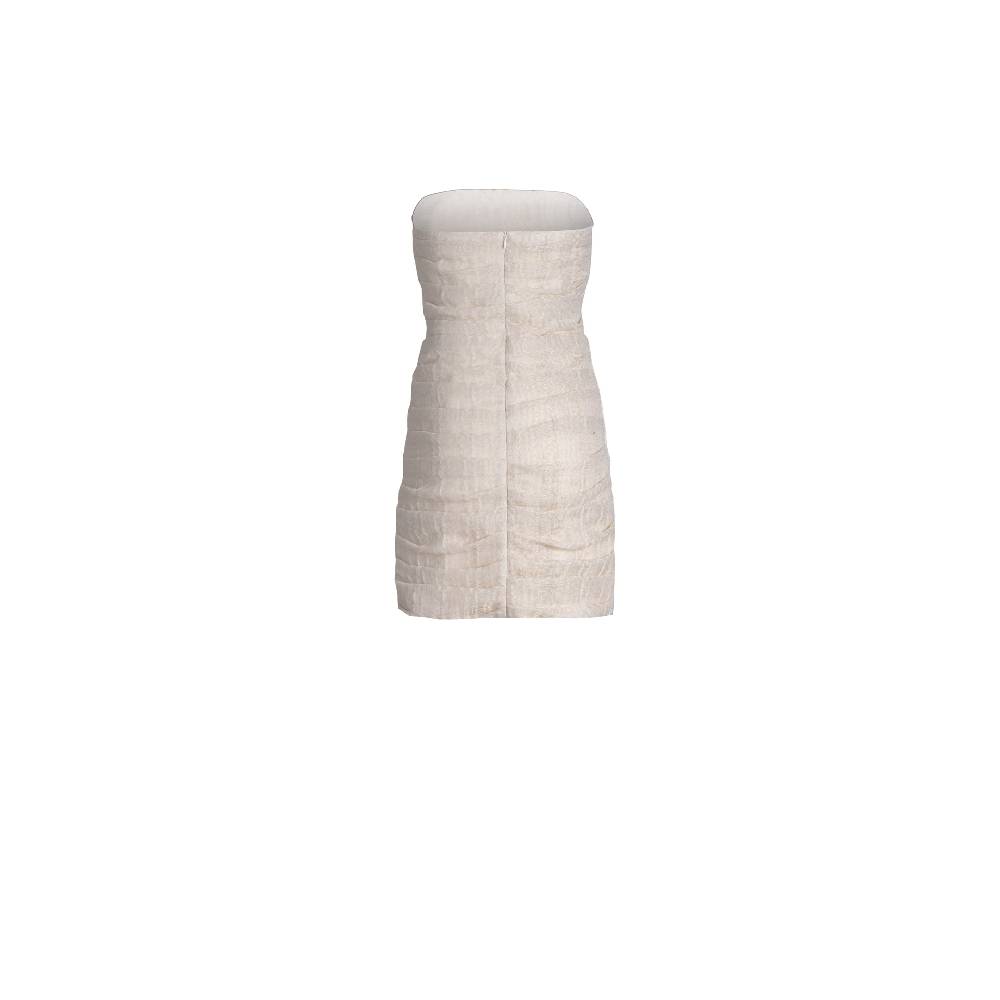 Nineminutes REVERSIBLE – THE LUCY DRESS GOLD LINEN Convenienza