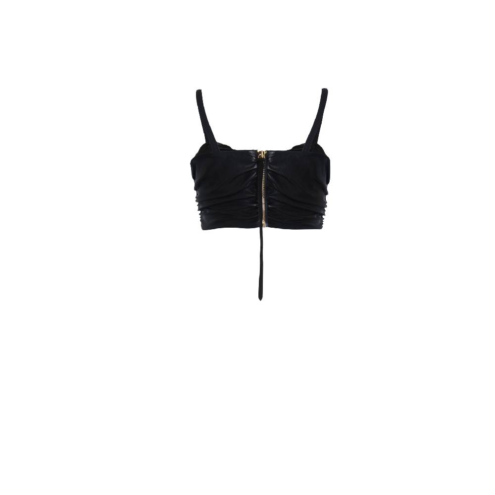 Nineminutes IMNOTPERFECT – THE BRA LEATHER BLACK Outlet
