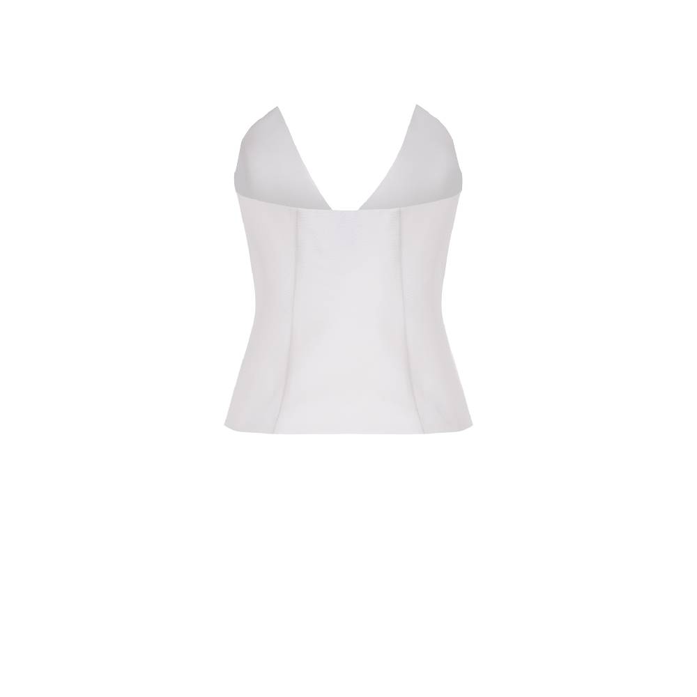 Nineminutes IMNOTPERFECT – THE RACHEL TOP WHITE Nuova