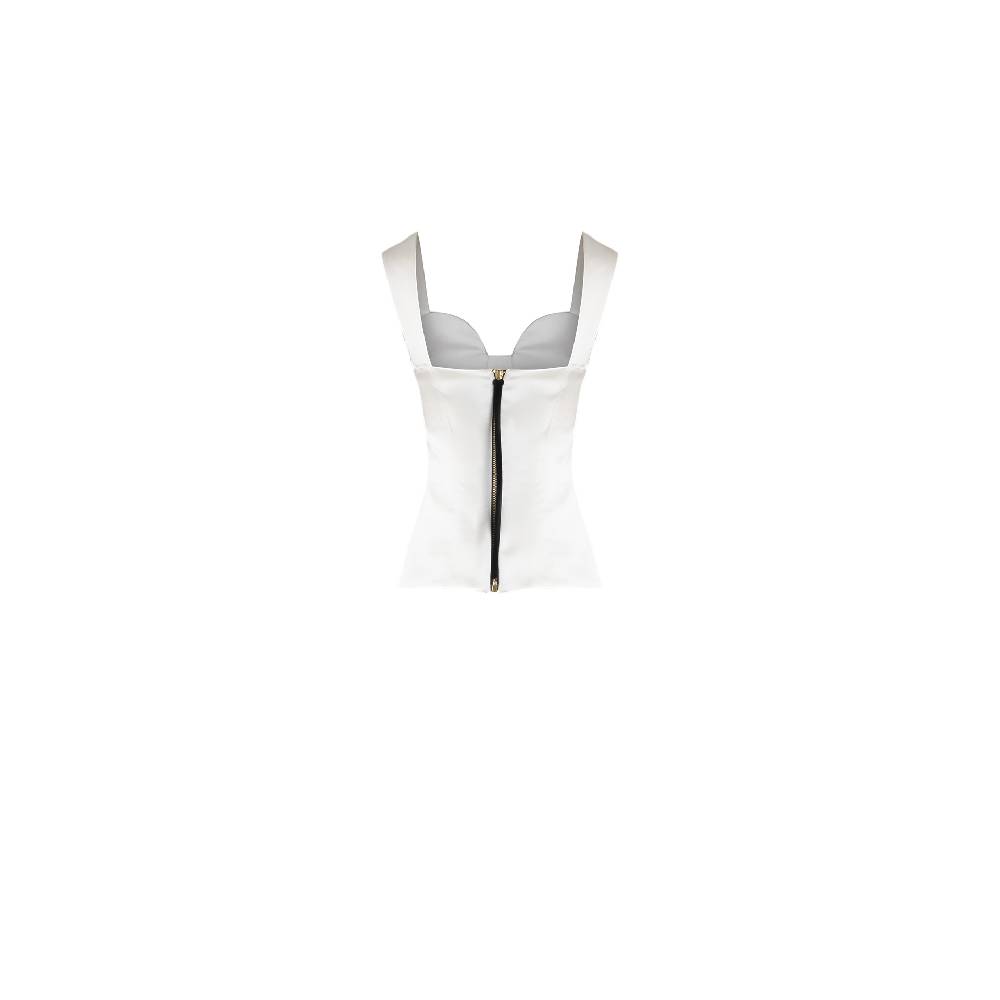 Nineminutes FW22.23 -THE ROBY TOP CHAMPAGNE Negozi Online
