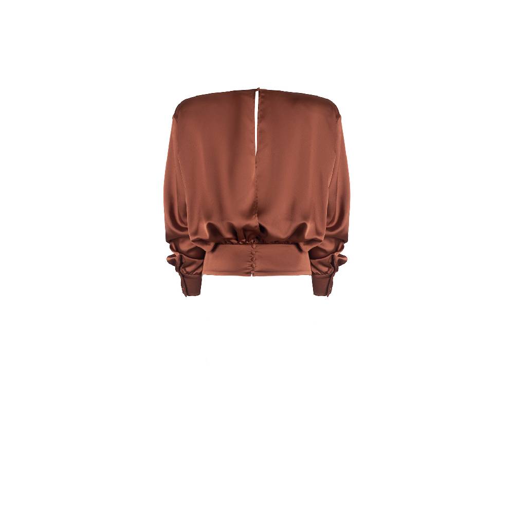 Nineminutes FW22.23 -THE GINA TOP BRONZE Shopping Online