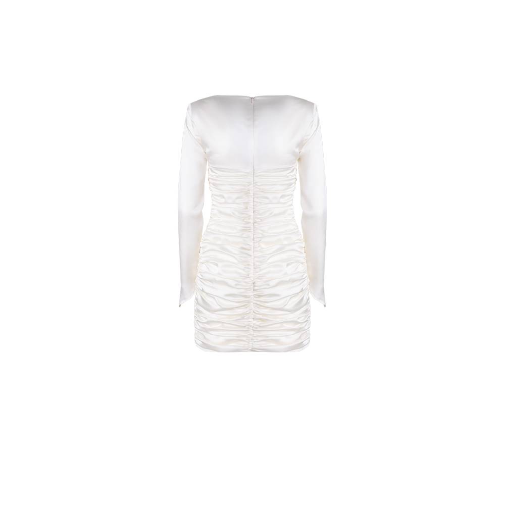 Nineminutes FW22.23 – THE JUN DRESS CHAMPAGNE Presa