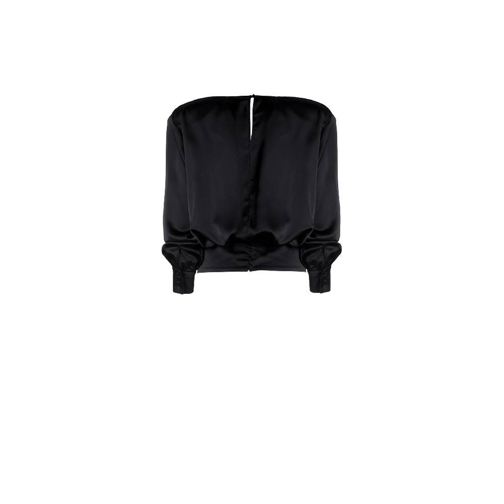 Nineminutes FW22.23 -THE GINA TOP BLACK Italia