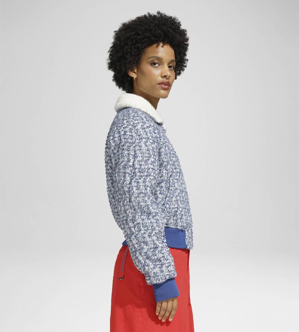 Khrisjoy JIM BOMBER TWEED DENIM Pezzi Unici