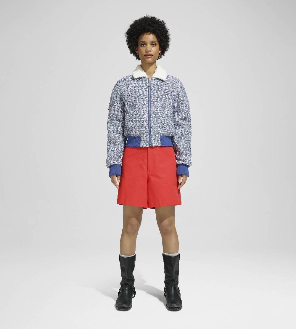 Khrisjoy JIM BOMBER TWEED DENIM Pezzi Unici