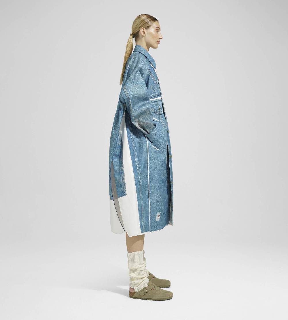 Khrisjoy DENIM RAINCOAT PRINT MEDIUM DENIM Negozi Online