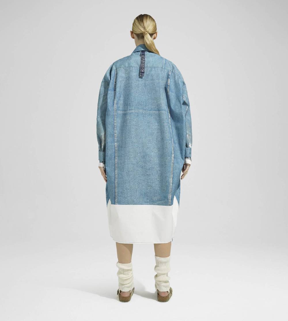 Khrisjoy DENIM RAINCOAT PRINT MEDIUM DENIM Negozi Online