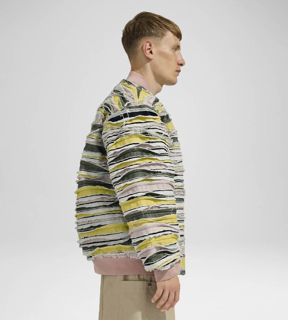 Khrisjoy BOMBER DENIM STRIPES MULTICOLOR DENIM Hotsell