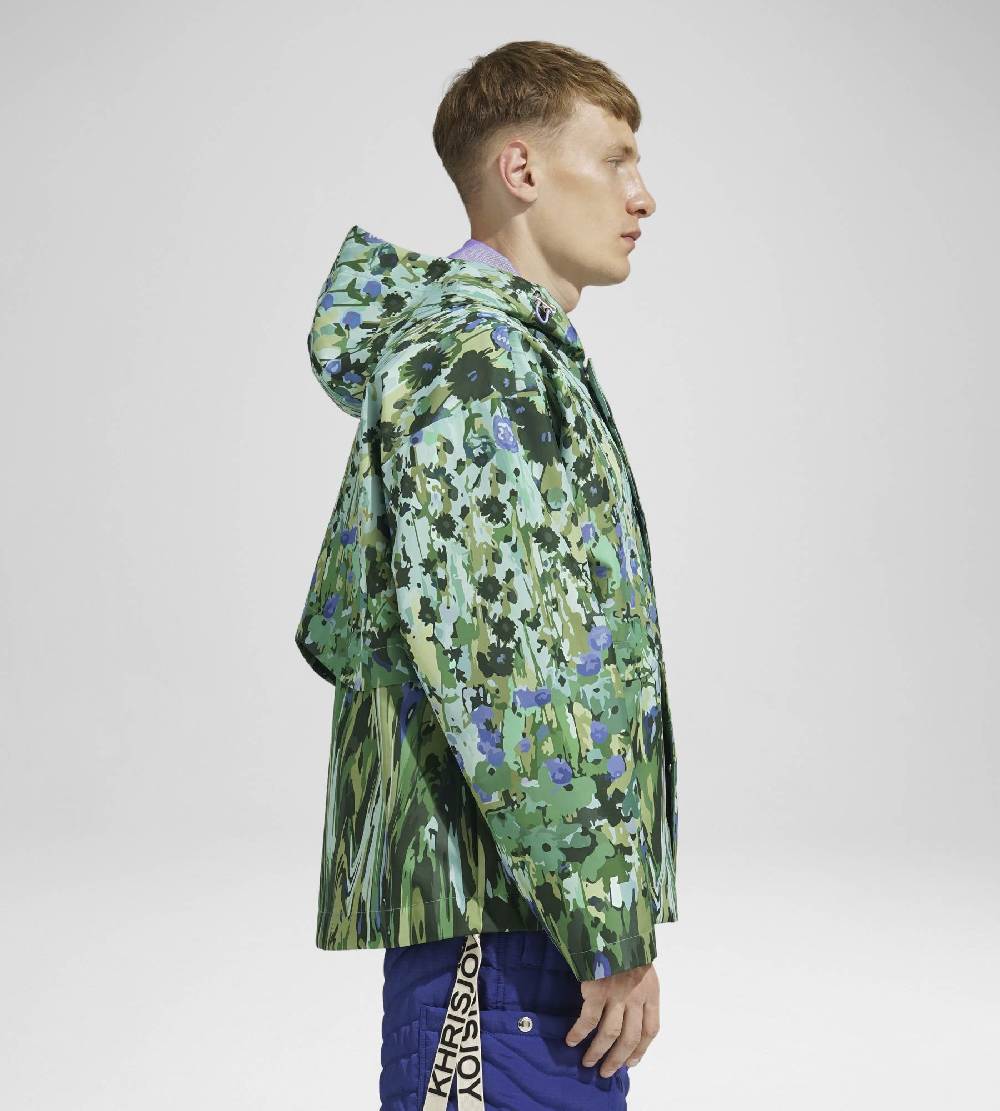 Khrisjoy FLOWERS WINDBREAKER WAVE JADE Saldi Di Fabbrica