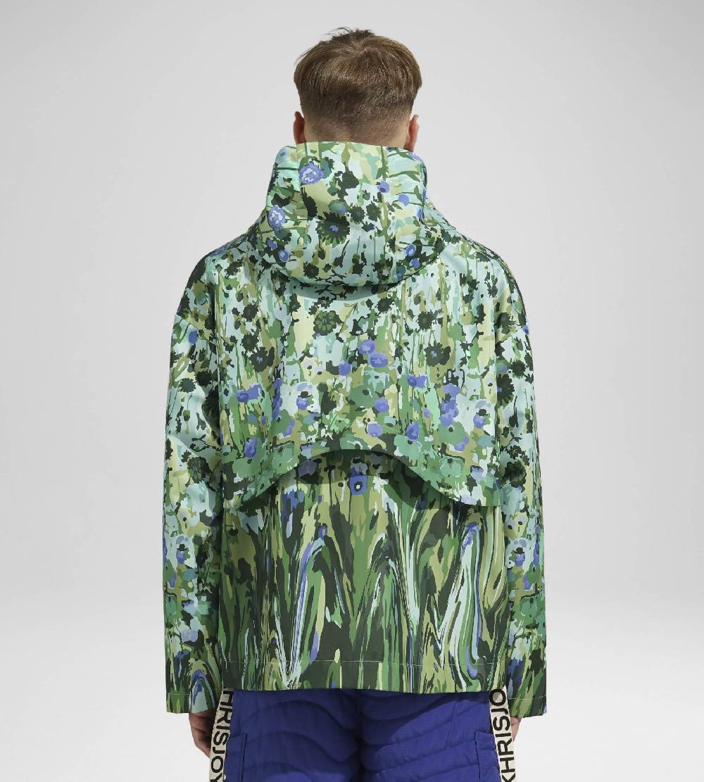 Khrisjoy FLOWERS WINDBREAKER WAVE JADE Saldi Di Fabbrica